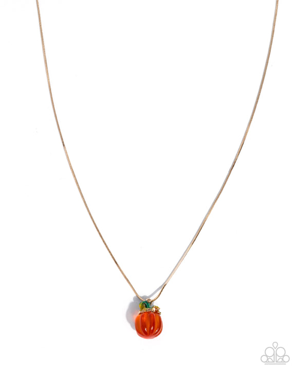 Picturesque Pumpkin - Orange - Jewelry with Erin Binford