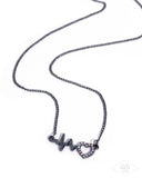 HEARTBEAT Street - Purple - Paparazzi Accessories - Necklace