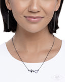 HEARTBEAT Street - Purple - Paparazzi Accessories - Necklace
