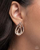 Sturdy Sheen - Rose Gold - Paparazzi Accessories - Earring - Jewelry with Erin Binford