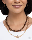 Compassionate Chic - Brown - Paparazzi Accessories- Necklace - Jewelry with Erin Binford