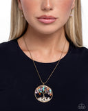 Tree Timeline - Gold - Paparazzi Accessories - Necklace - Jewelry with Erin Binford