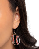 Ninth Inning - Red - Paparazzi Accessories - Earring - Jewelry with Erin Binford