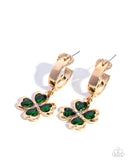 Lavish Luck - Green - Paparazzi Accessories - Earring - Jewelry with Erin Binford
