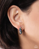Abstract Accomplishment - Blue - Paparazzi Accessories - Earring