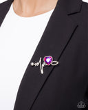 Medical Hero - Pink - Paparazzi Accessories - Brooch