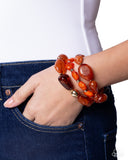 Soothing Stack - Orange - Paparazzi Accessories - Bracelet - Jewelry with Erin Binford