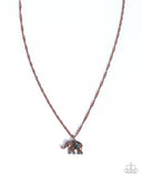 Elephant Enthusiast - Copper - Paparazzi Accessories - Necklace - Jewelry with Erin Binford