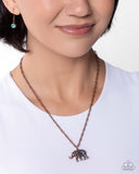 Elephant Enthusiast - Copper - Paparazzi Accessories - Necklace - Jewelry with Erin Binford