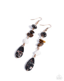 Going Desert to Desert - Black - Paparazzi Accessories -Earring - Jewelry with Erin Binford