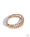 Runway Ranking - White - Paparazzi Accessories - Bracelet - Jewelry with Erin Binford