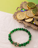 Lucky Lineup - Green - Jewelry with Erin Binford
