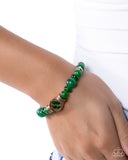 Lucky Lineup - Green - Jewelry with Erin Binford