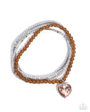 Mass Matchmaking - Brown - Paparazzi Accessories - Bracelet - Jewelry with Erin Binford
