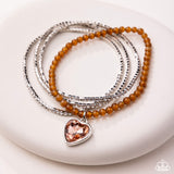 Mass Matchmaking - Brown - Paparazzi Accessories - Bracelet - Jewelry with Erin Binford