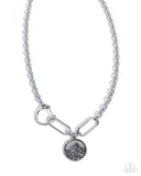 Mountain Climb- Mountain Region & Mountain Moment - Silver - Paparazzi Accessories - 2 Piece Set - Jewelry with Erin Binford