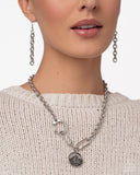 Mountain Climb- Mountain Region & Mountain Moment - Silver - Paparazzi Accessories - 2 Piece Set - Jewelry with Erin Binford