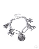 Mountain Climb- Mountain Region & Mountain Moment - Silver - Paparazzi Accessories - 2 Piece Set - Jewelry with Erin Binford