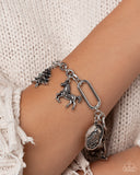 Mountain Climb- Mountain Region & Mountain Moment - Silver - Paparazzi Accessories - 2 Piece Set - Jewelry with Erin Binford