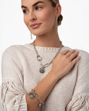Mountain Climb- Mountain Region & Mountain Moment - Silver - Paparazzi Accessories - 2 Piece Set - Jewelry with Erin Binford