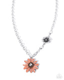Sporadic Springtime - Orange - Paparazzi Accessories - Necklace