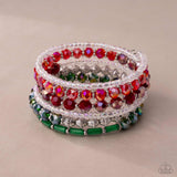 Stacked Surprise - Multi - Paparazzi Accessories - Bracelet