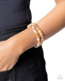 Fashionable Freedom - Orange - Paparazzi Accessories - Bracelet - Jewelry with Erin Binford