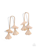 Bell Flower Beauty - Gold - Paparazzi Accessories - Earring