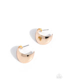 Leading Labor - Gold - Paparazzi Accessories - Earring