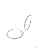 Patriotic Passage - Silver - Paparazzi Accessories - Earring - Jewelry with Erin Binford