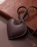 Loveable Color - Brown - Paparazzi Accessories - Bag Charm