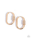 Honest Hardware - Gold - Paparazzi Accessories - Earring