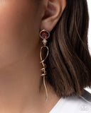 Pretty Pirouette - Brown - Paparazzi Accessories - Earring