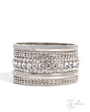 Dynamic Debut - White - Paparazzi Accessories - Zi Collection