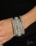 Dynamic Debut - White - Paparazzi Accessories - Zi Collection