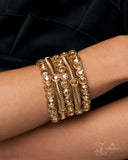 Resplendent Renegade - Gold - Paparazzi Accessories - Zi Collection