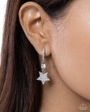 Counting Constellations - White - Paparazzi Accessories - Earring