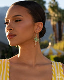 Palm Tree Party - Green - Paparazzi Accessories - Earring