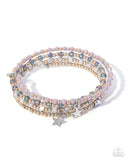 Stellar Stack - Purple - Paparazzi Accessories - Bracelet