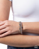 Stellar Stack - Purple - Paparazzi Accessories - Bracelet