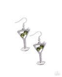 Memorable Martini - Green - Paparazzi Accessories- Earring - Jewelry with Erin Binford