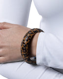 Printed Pattern - Brown - Paparazzi Accessories - Bracelet