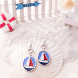 Sailing Lesson - Red - Paparazzi Accessories - Earring - Jewelry with Erin Binford