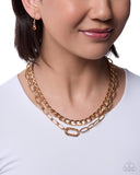 Lethal Luminescence - Brown - Paparazzi Accessories - Necklace