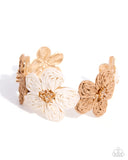 Rustic Raffia - Brown - Paparazzi Accessories - Bracelet