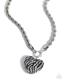Striped Selfie and Striped Sentiment - Black - Paparazzi Accessories - 2 Piece Set - Jewelry with Erin Binford