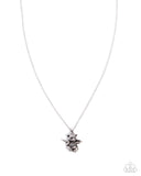 Pleasant Panda - Silver - Paparazzi Accessories - Necklace