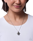 Pleasant Panda - Silver - Paparazzi Accessories - Necklace