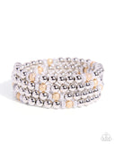 Polished Party - Silver - Paparazzi Accessories- Bracelet