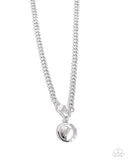 Elaborate Eagle - Silver - Paparazzi Accessories - Necklace